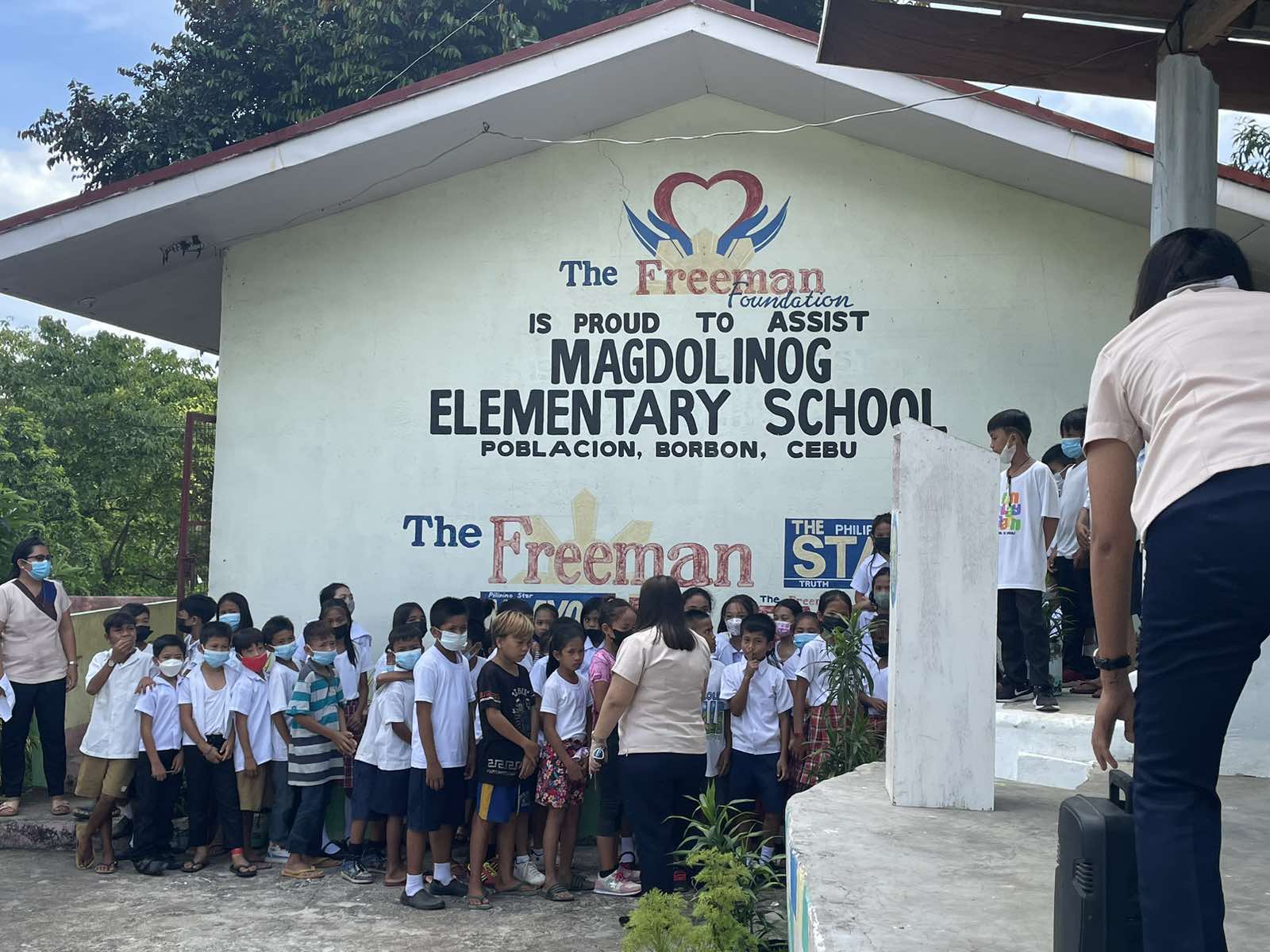 Donation Drive for student of Magdolinog Elem. School.
